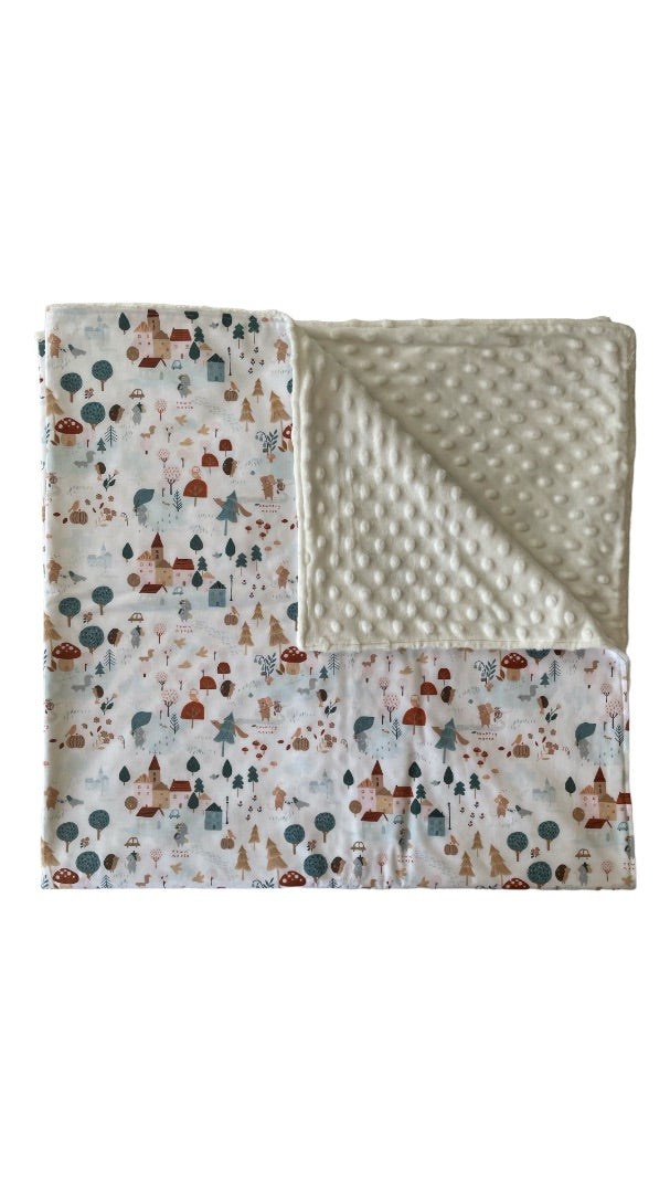 Playmate Baby Accessories, Multi village print 100cm x 100cm