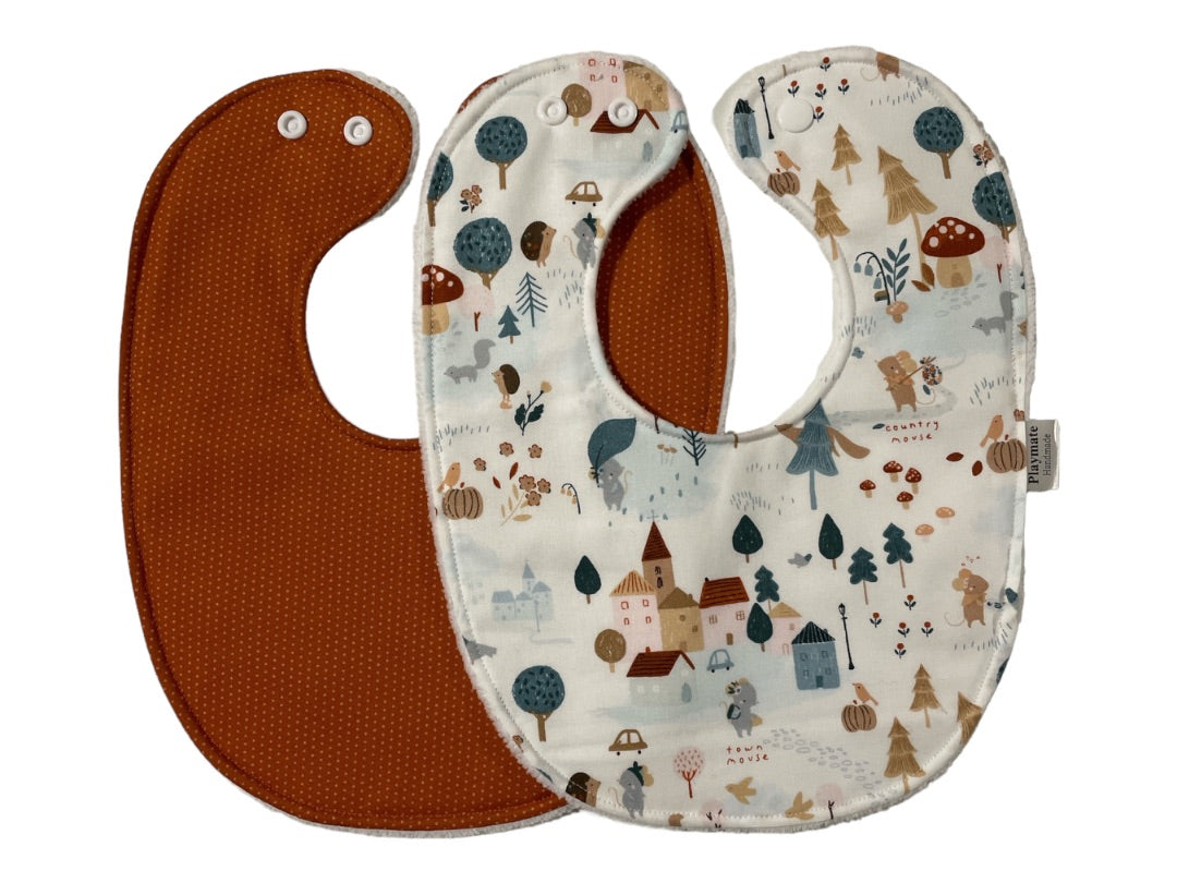 Playmate Baby Bibs, Multi Designs NB-12mths