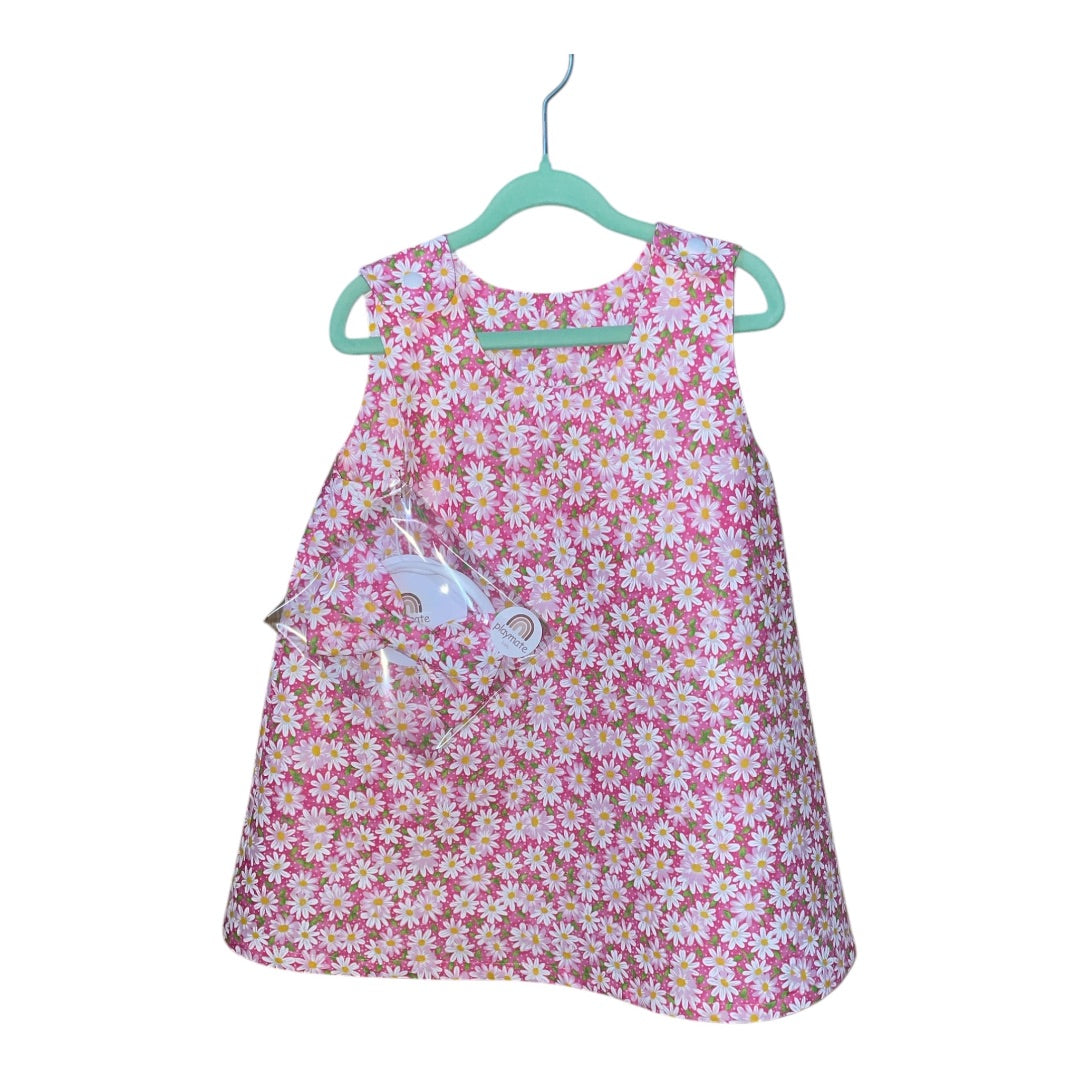 Playmate kids Pink Daisy dress with matching headband, Pink 4
