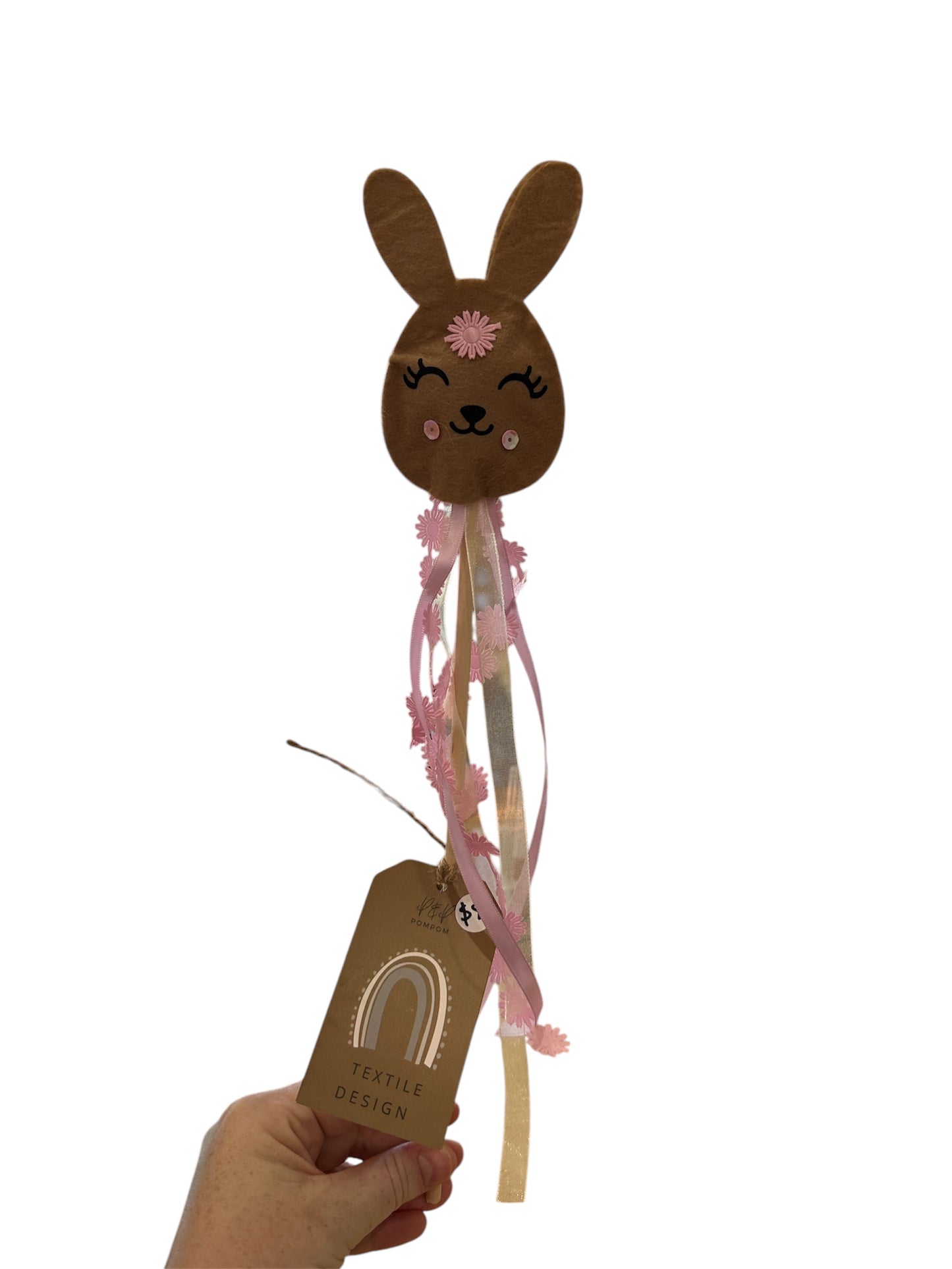 Easter Bunny Wands | P and P Pompom