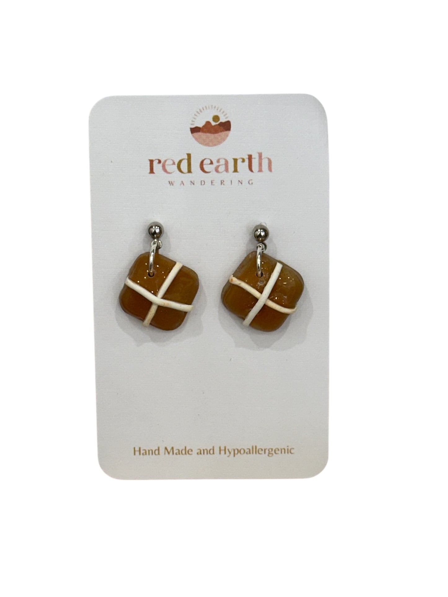 Hot Cross Bun Dangles | Red Earth Wandering