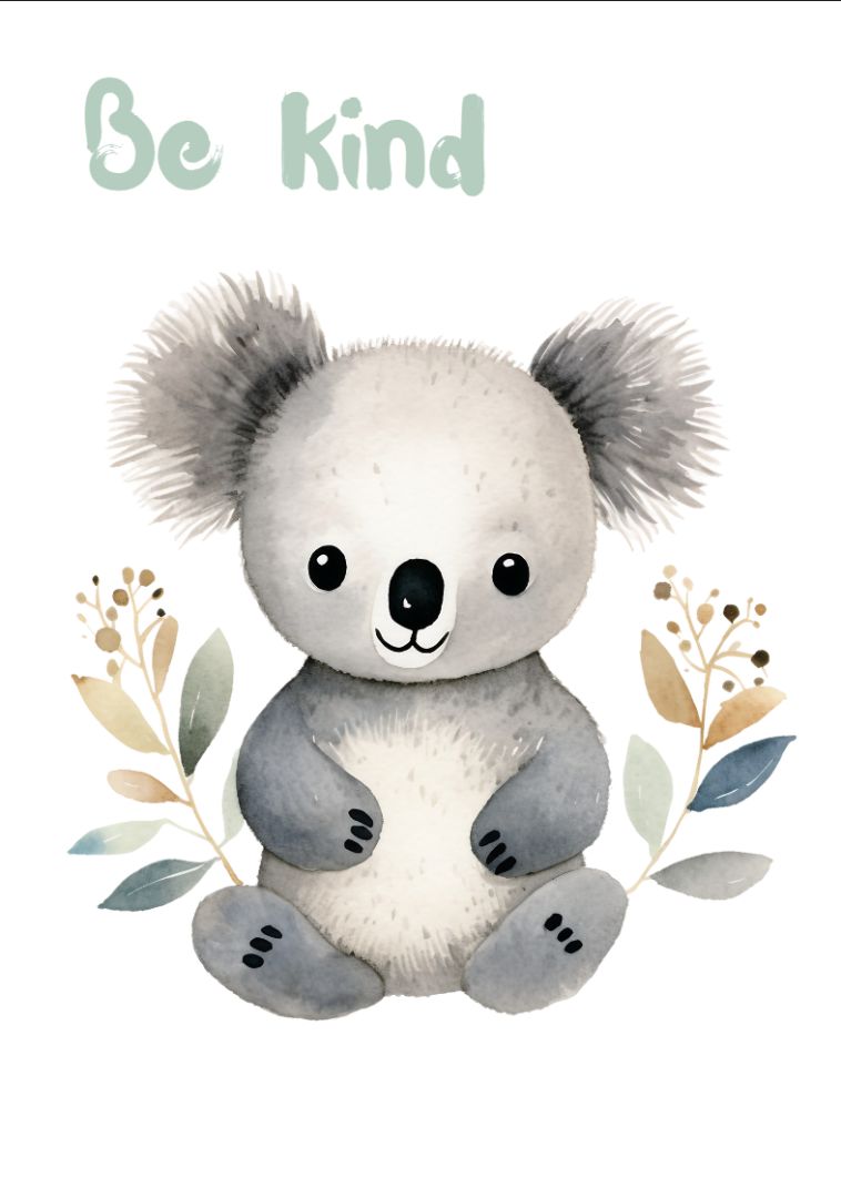Creations by Julietta Nursery Print - Koala Be Kind