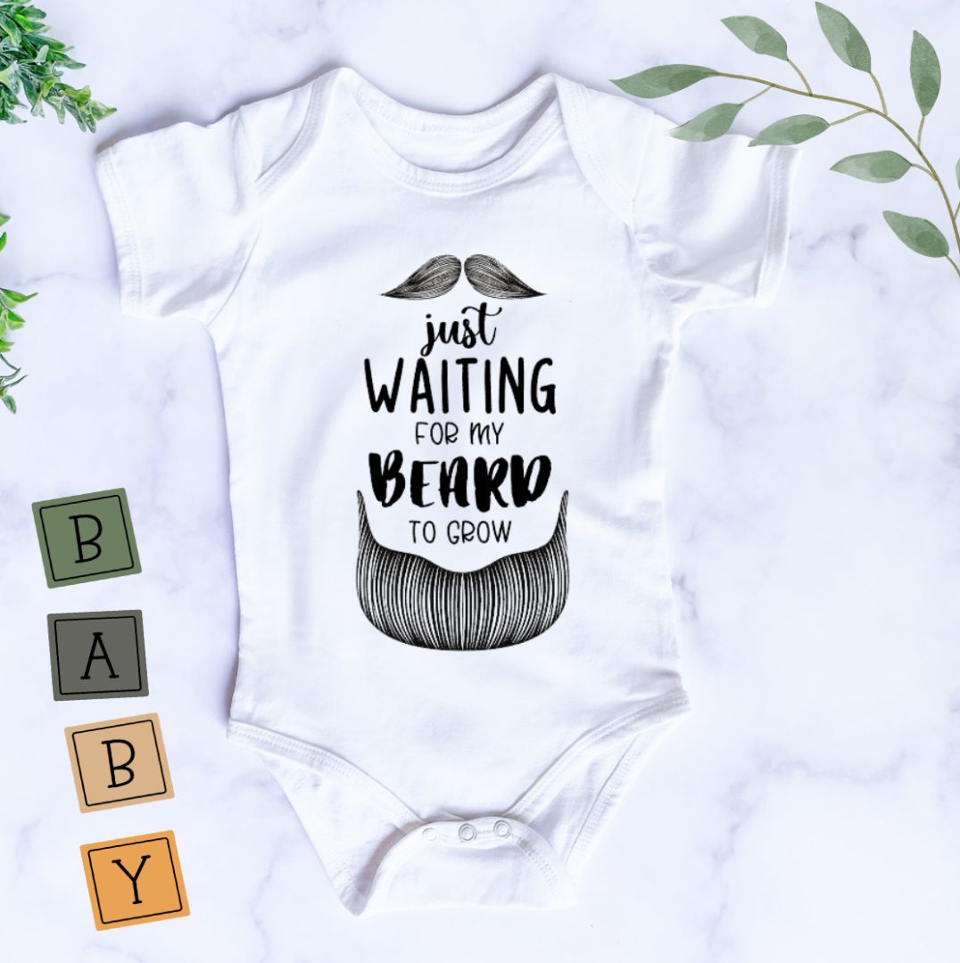 Creations by Julietta Onesie - Beard (0-3M), Up to 3M