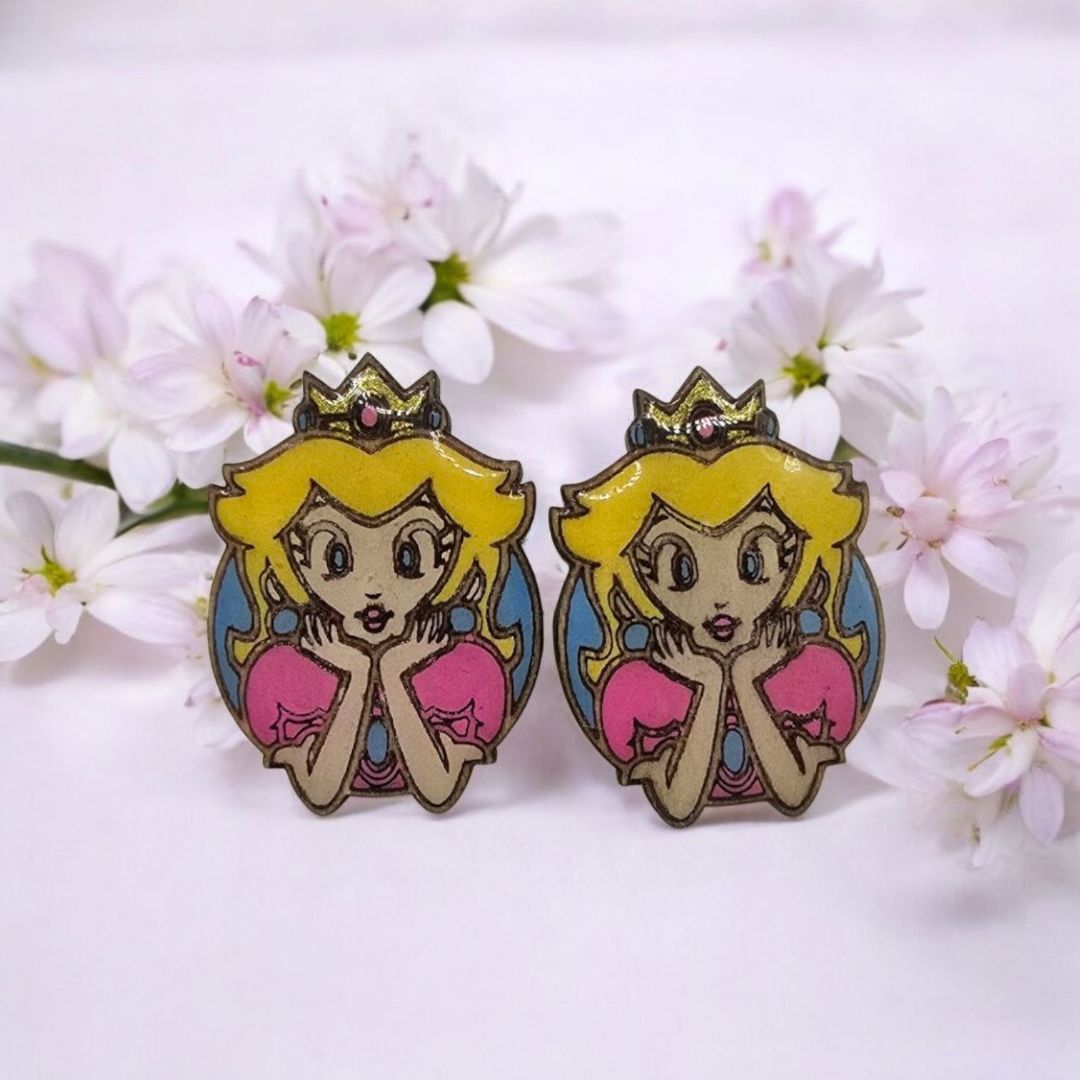 4 Little Bells Peach earrings