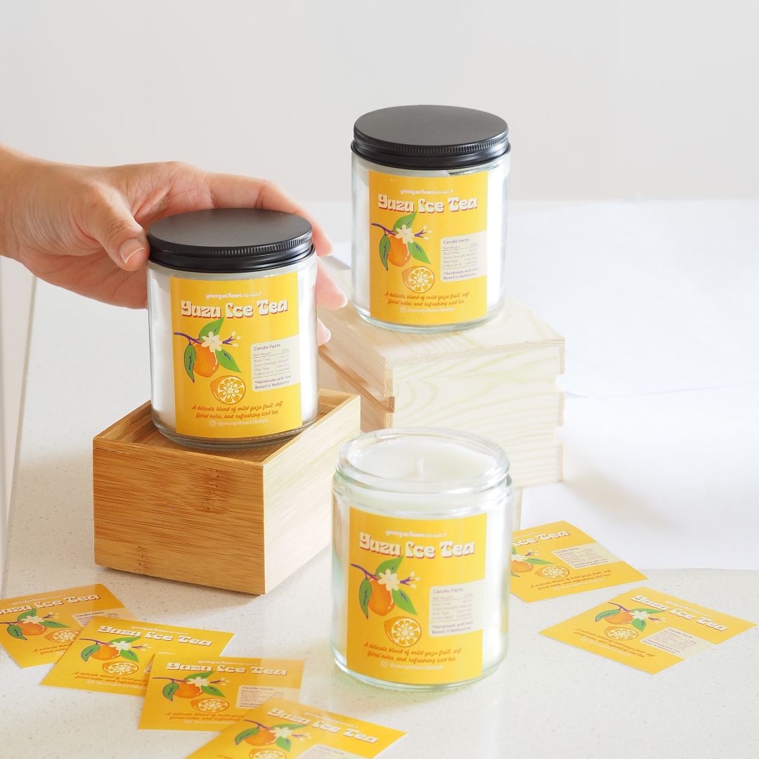 Young At Heart Studio Yuzu Iced Tea Candle