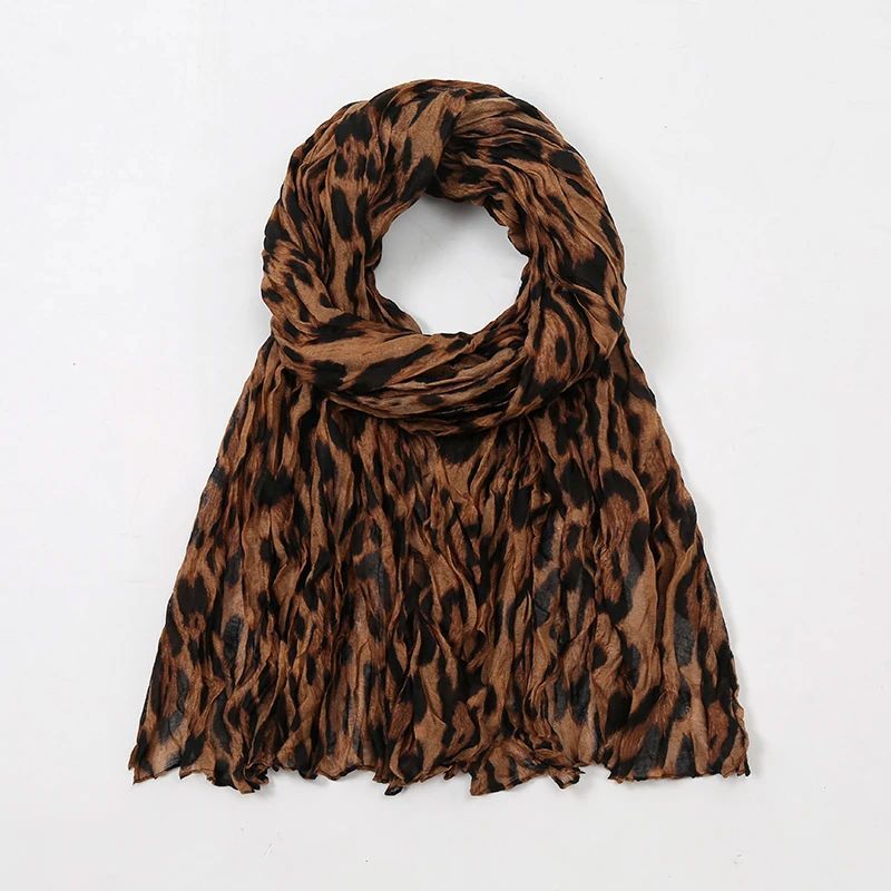 Narayn Merchandise Bali yarn Scarf, coffee brown 180 cm x 90 cm