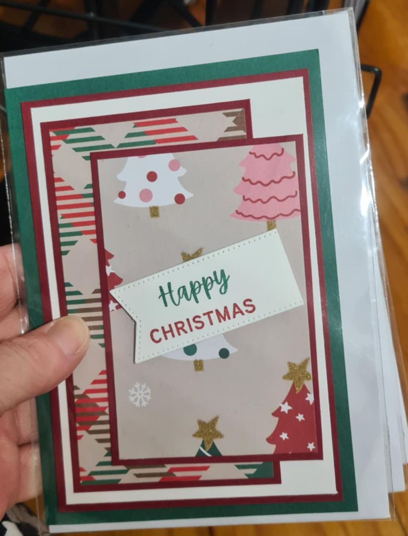 In The Groove Papercrafting Happy Christmas Trees