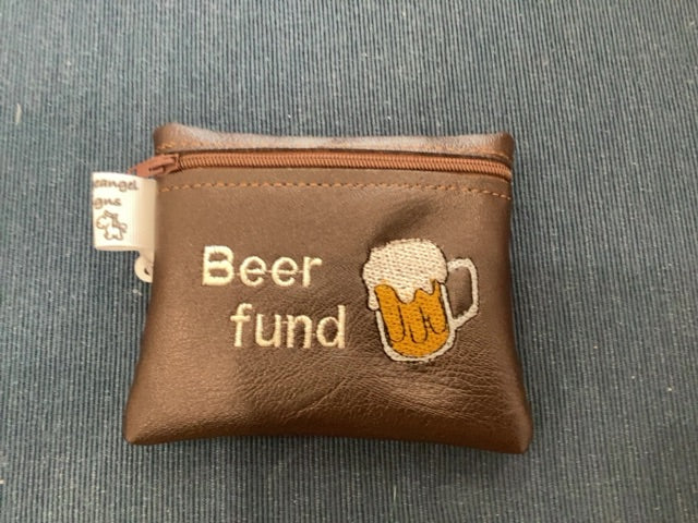 Beer fund coin purse