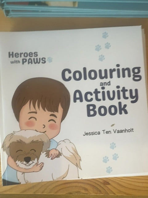 Sensory Bookshelf Colouring book