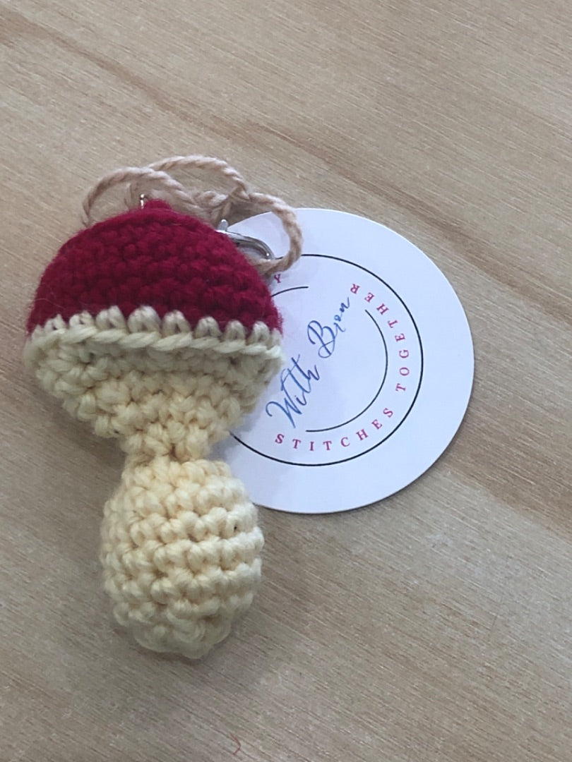 Getting My Stitches Together Mushy Pop Keyring
