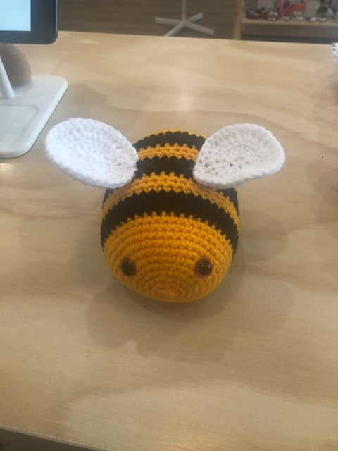 Getting My Stitches Together Medium Bee Crochet Plushie