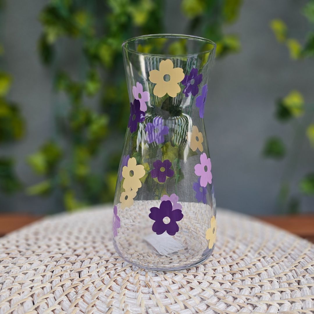 Creations by Julietta Daisy Vase, Purple Hue