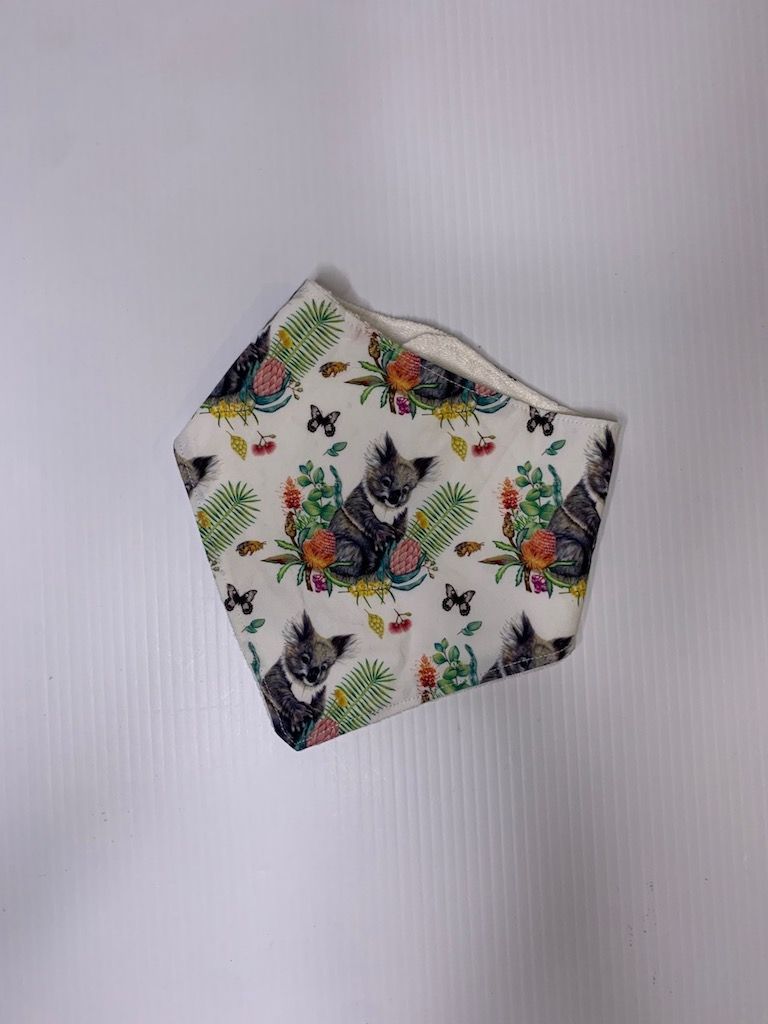 Charlie Rose Handcrafted Bamboo Dribble Bib- Australian Animal