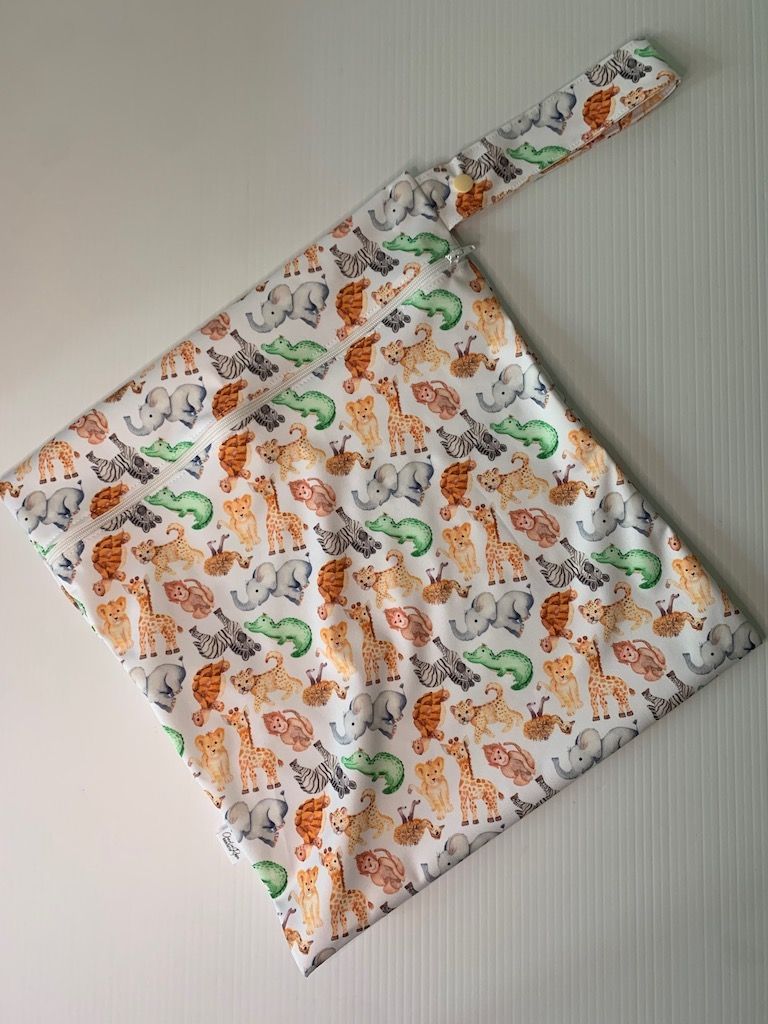 Charlie Rose Handcrafted Wetbag Safari Animals, Medium