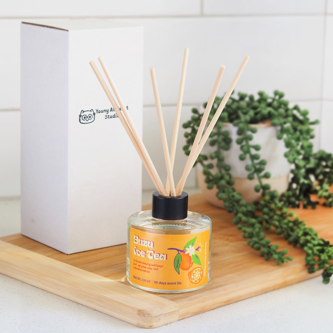 Young At Heart Studio Yuzu Iced Tea Reed Diffuser