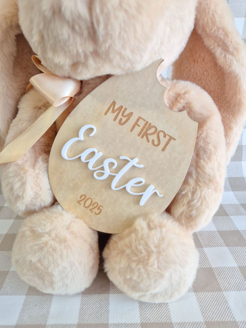My First Easter Plaque | AXN Laser Creations