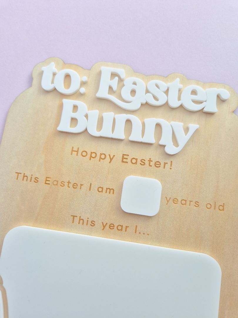 To Easter Bunny Board | AXN Laser Creations
