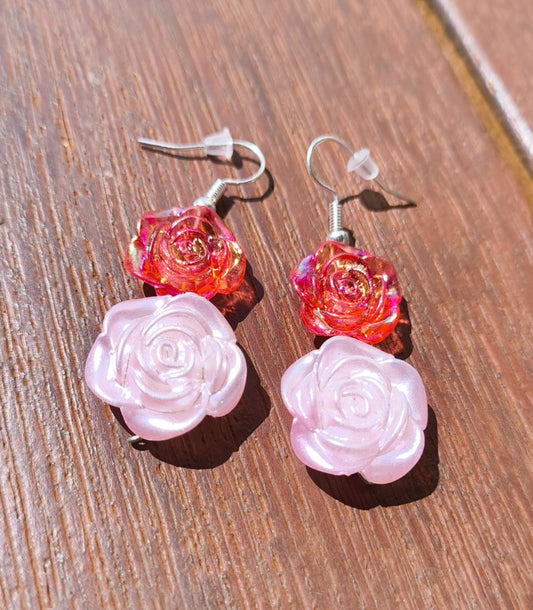 Creating Shananigens Rosé blooms,  Pink