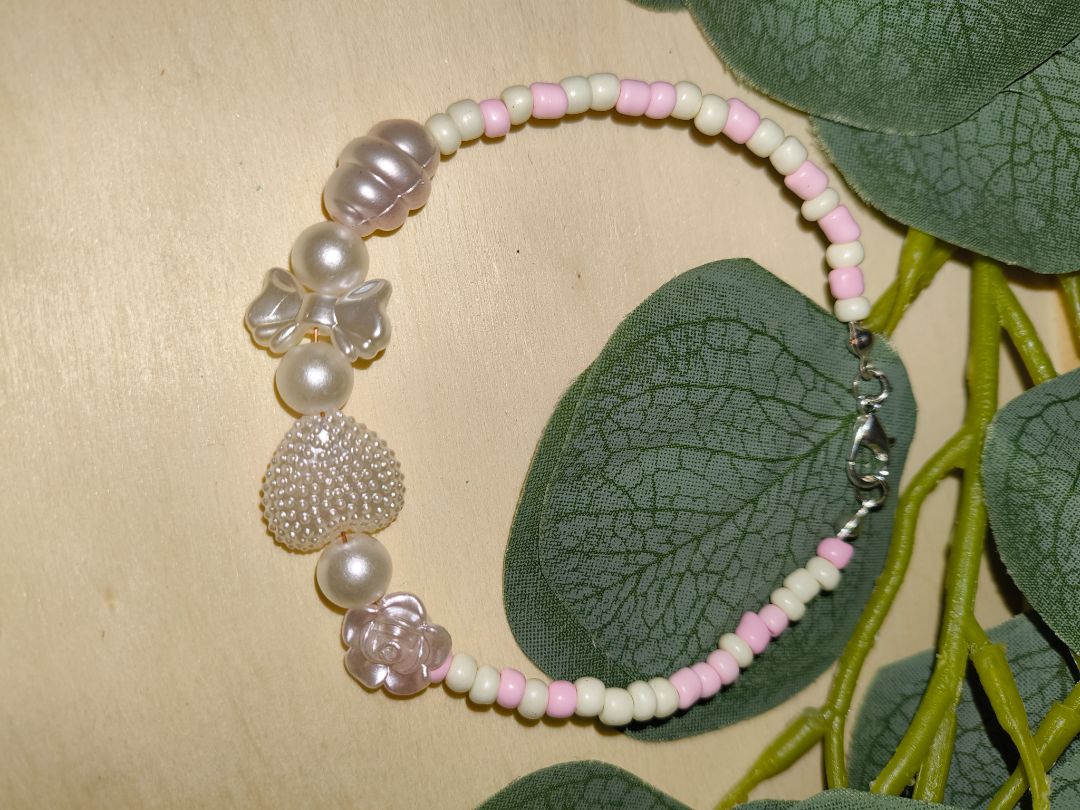 Creating Shananigens Mixed Pink Bracelets,  Pink