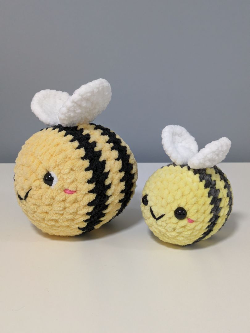Mon Ami Crochet Large Bee Crochet Plushie
