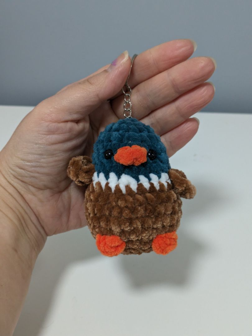 Mon Ami Crochet Duckie Crochet Keyring