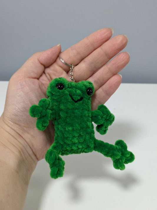 Mon Ami Crochet Leggy Frog Crochet Keyring