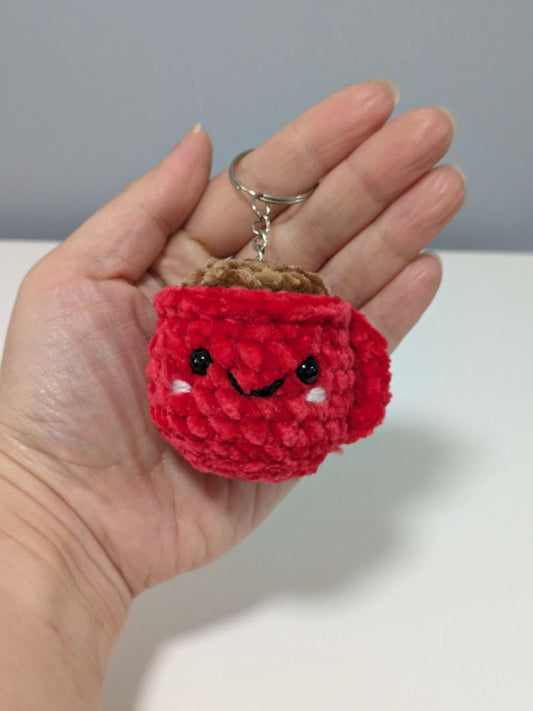 Mon Ami Crochet Mug Crochet Keyring