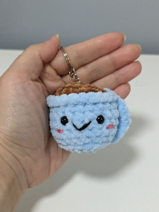Mon Ami Crochet Mug Crochet Keyring