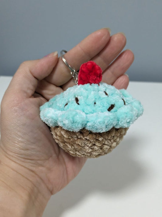 Mon Ami Crochet Cupcake Crochet Keyring