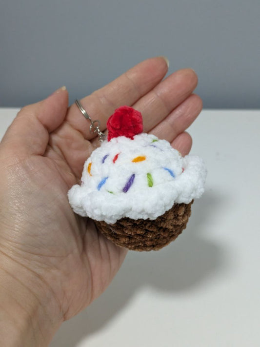 Mon Ami Crochet Cupcake Crochet Keyring