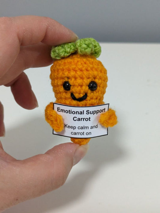Mon Ami Crochet Emotional Support Carrot