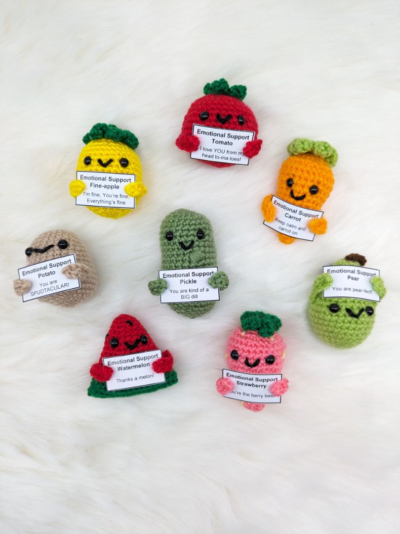 Mon Ami Crochet Emotional Support Pineapple