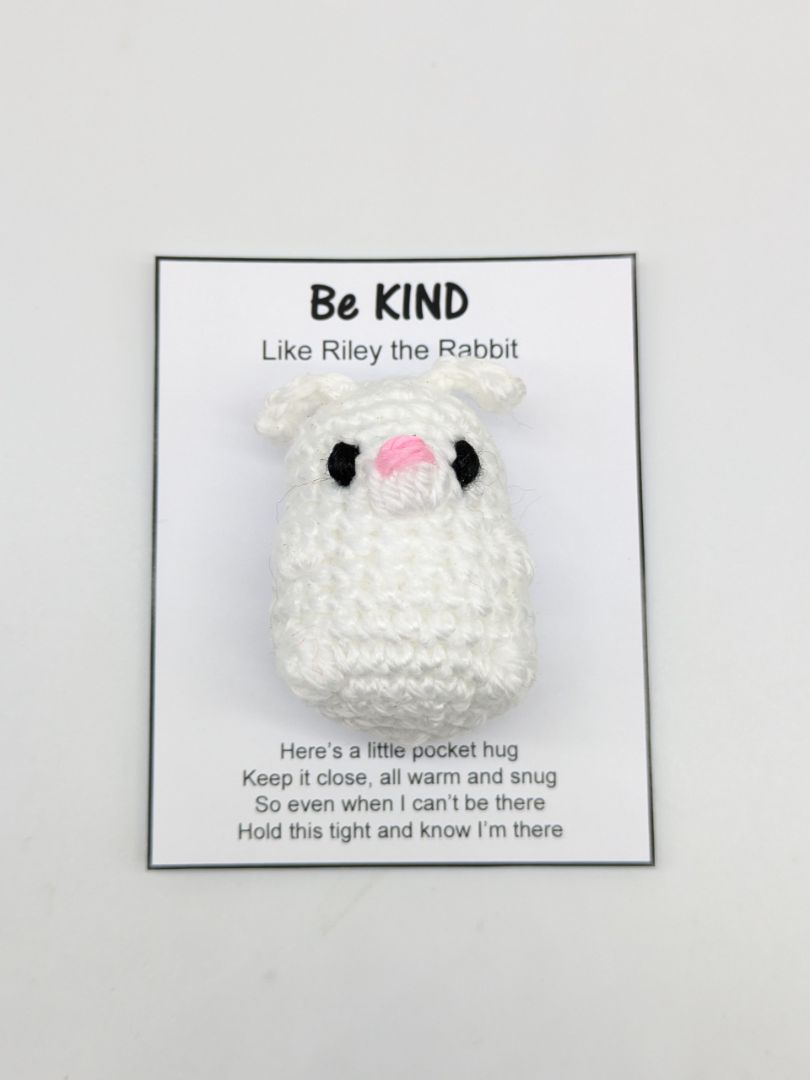 Mon Ami Crochet Pocket Hug Rabbit
