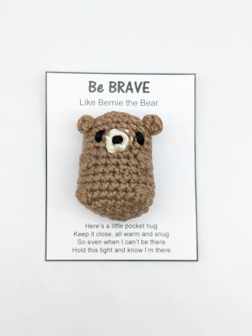 Mon Ami Crochet Pocket Hug Bear