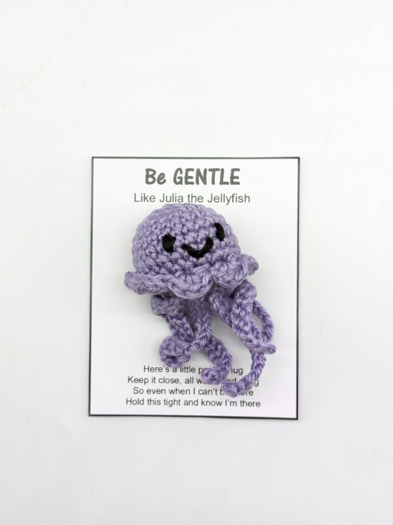 Mon Ami Crochet Pocket Hug Jellyfish