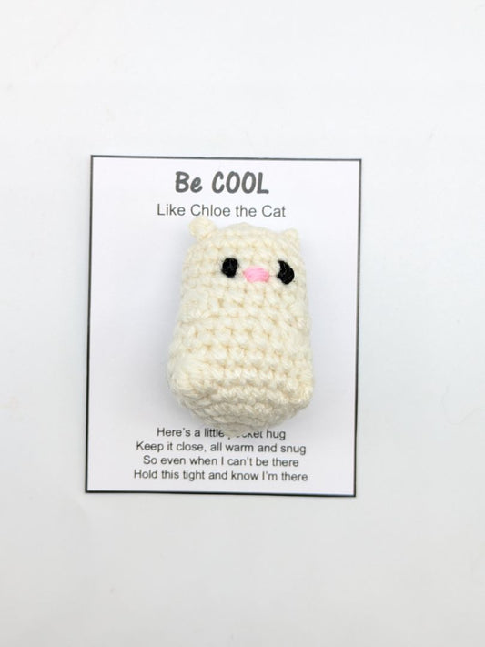 Mon Ami Crochet Pocket Hug Cat