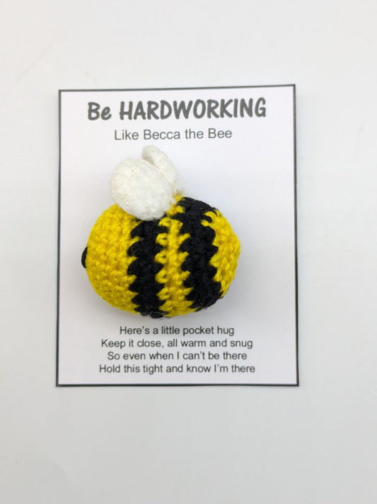 Mon Ami Crochet Pocket Hug Bee