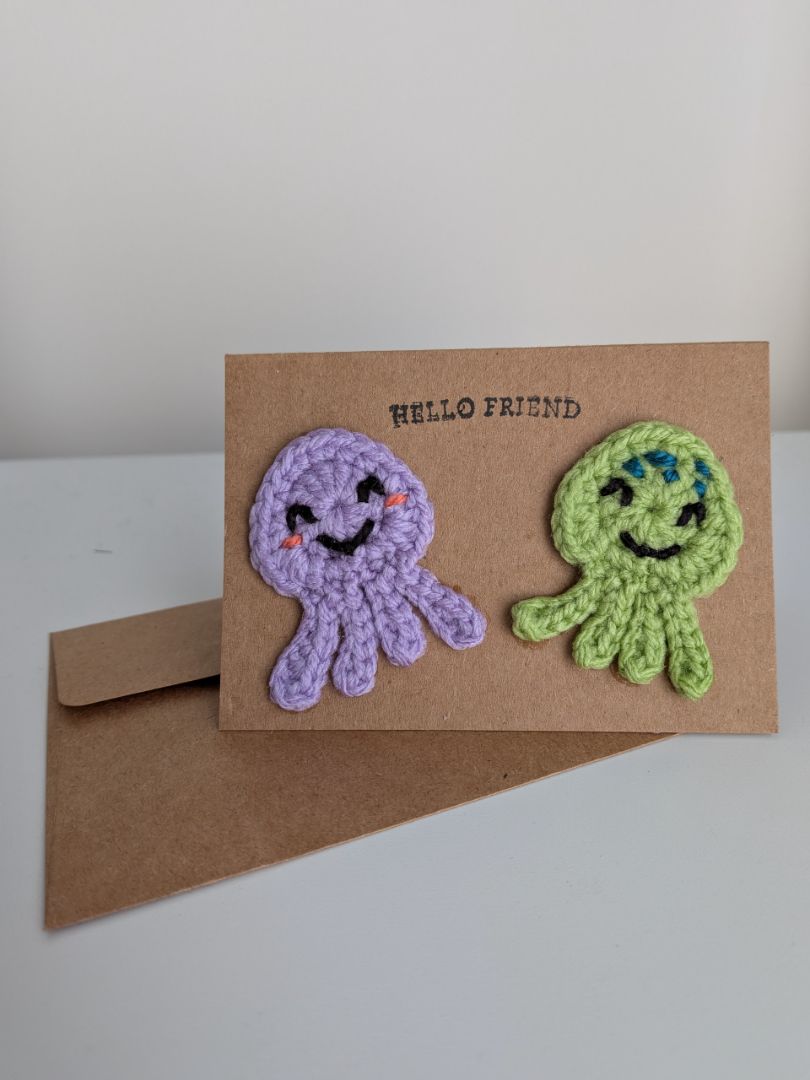 Mon Ami Crochet Crochet greeting cards (various)