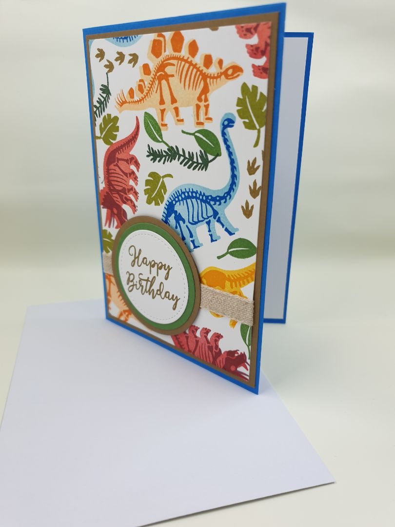 In The Groove Papercrafting Dinosaur Birthday Card