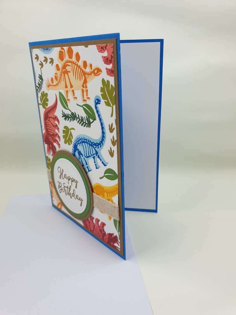 In The Groove Papercrafting Dinosaur Birthday Card