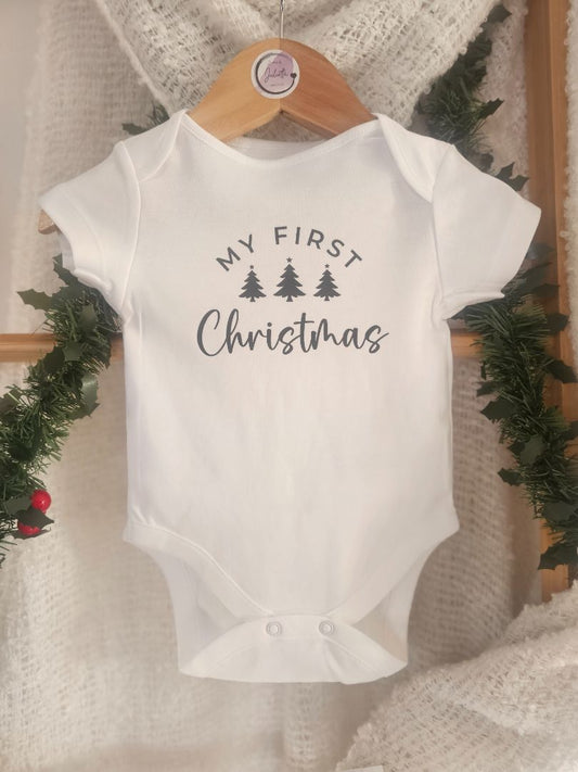 My First Christmas Onsie 3-6M | Creations By Julietta