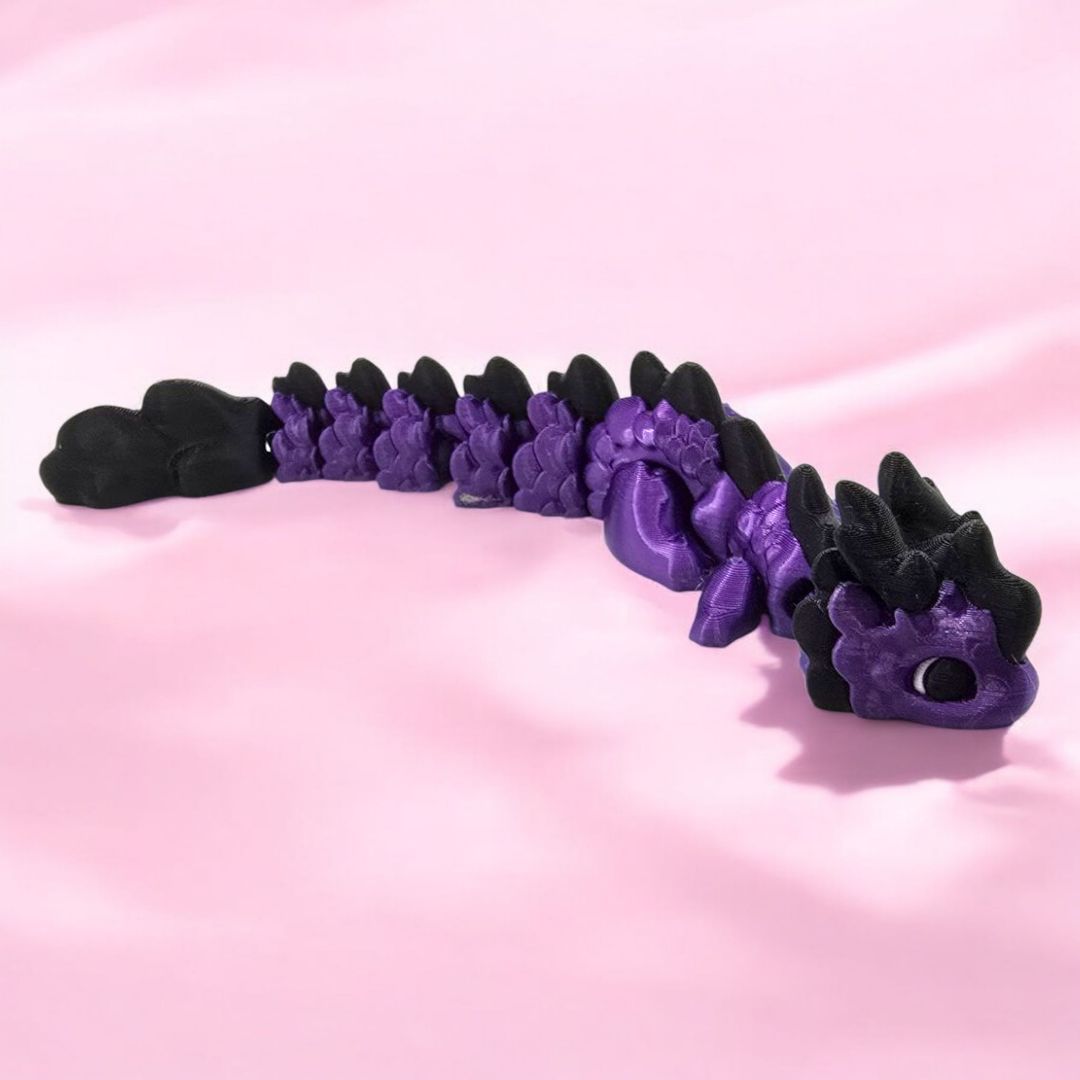 3d Cloud Dragon - Purple,  Purple