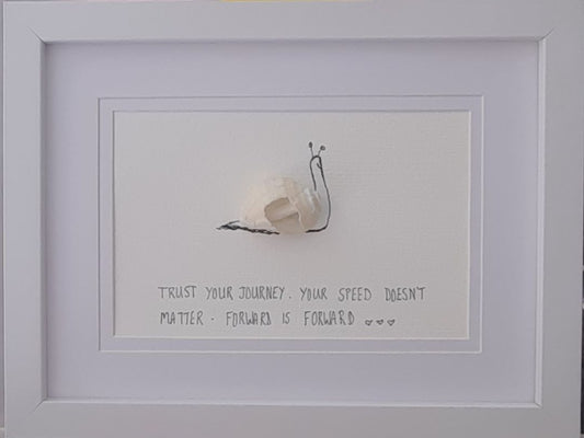 Diartwork Gift Voucher,  White frame 17.3 cm x 22.5 cm
