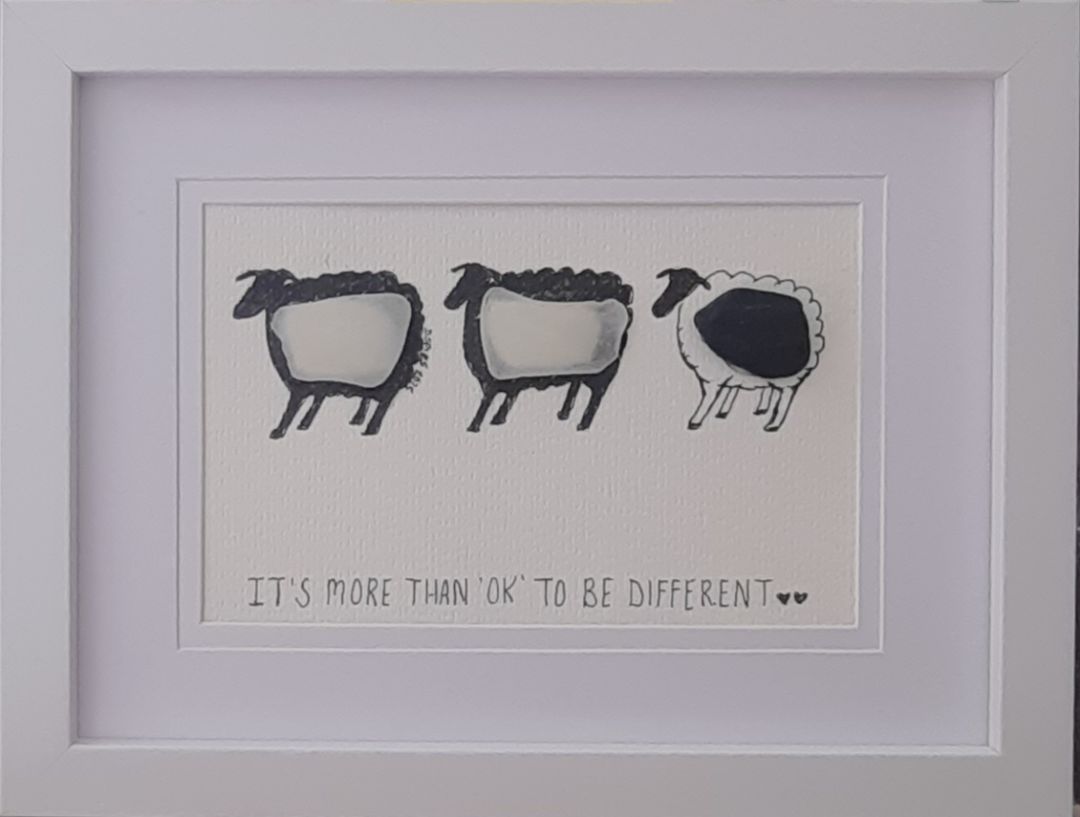 Diartwork Gift Voucher,  White frame 17.3 cm x 22.5 cm