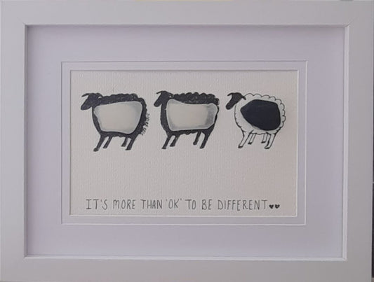 Diartwork Gift Voucher,  White frame 17.3 cm x 22.5 cm