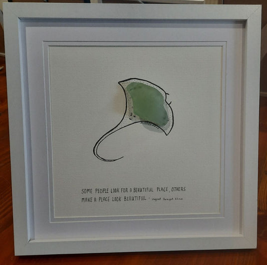 Diartwork Gift Voucher,  White frame 27cm x 27 cm