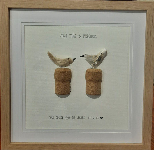 Diartwork Gift Voucher,  Timber frame. 27cm x 27 cm