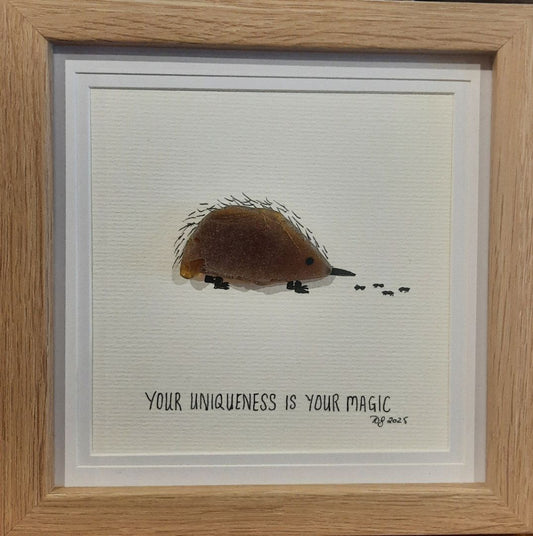 Diartwork Gift Voucher,  White frame 17.5 cm x 17.5 cm