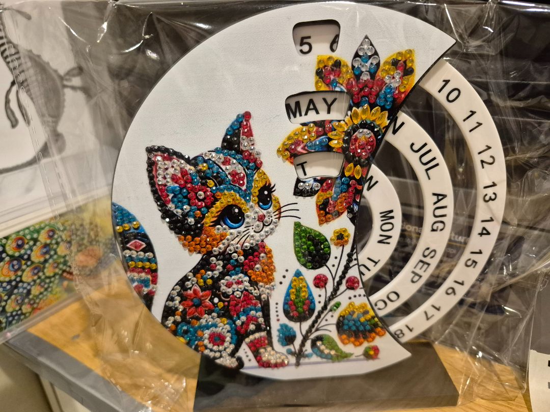 Seahorse Creations AU Rotating Calandar - Kitty Cat