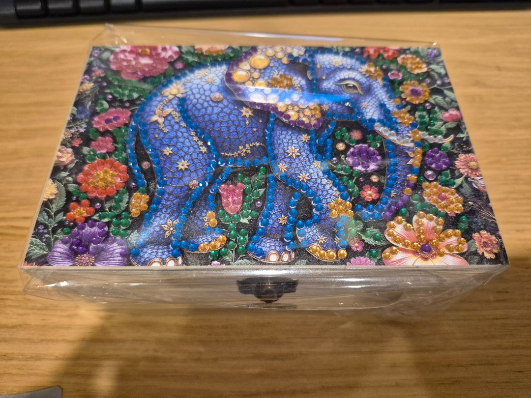 Seahorse Creations AU Box - Elephant Wooden,  Wood small